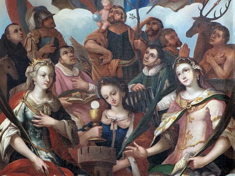 1658-Paul Zeiller - Dettaglio della pala d'altare